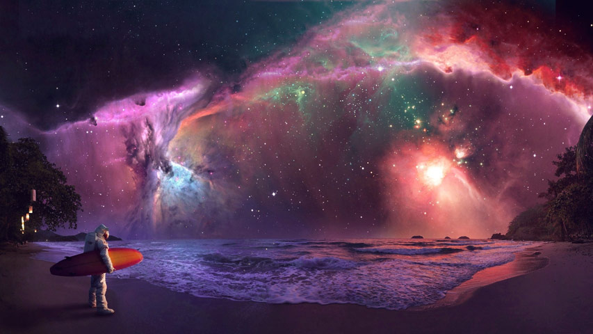 Cosmic Surfer